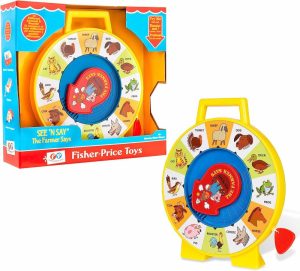 Brinquedos Musicais |   Fisher Price Clássicos – O Fazendeiro Diz Veja ‘N Diga – Brinquedo de Aprendizagem Vintage Sons e Animais Jogo Interativo Retrô para Crianças Meninas Meninos Bebês Pré-escolares Crianças Pequenas Unissex Idades a partir de 18 meses + Brinquedos Musicais Brinquedos Musicais