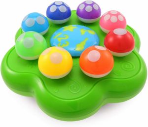 Brinquedos Musicais |   Jardim de Cogumelos – Brinquedos Educativos Interativos Iluminados para Bebês e Crianças de 1 a 3 Anos – Cores, Números, Jogos e Música para Crianças – Presente de Aniversário Ideal para Bebês Brinquedos Musicais Brinquedos Musicais