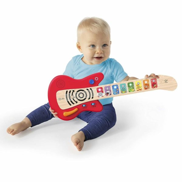 Brinquedos Musicais |   Juntos em Harmonia – Guitarra Segura Sem Fios de Madeira para Crianças – Coleção Toque Mágico – Idade a Partir de 6 Meses Brinquedos Musicais Brinquedos Musicais