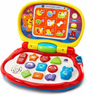 Brinquedos Musicais |   Laptop Brilhante para Bebês – Vermelho Brinquedos Musicais Brinquedos Musicais