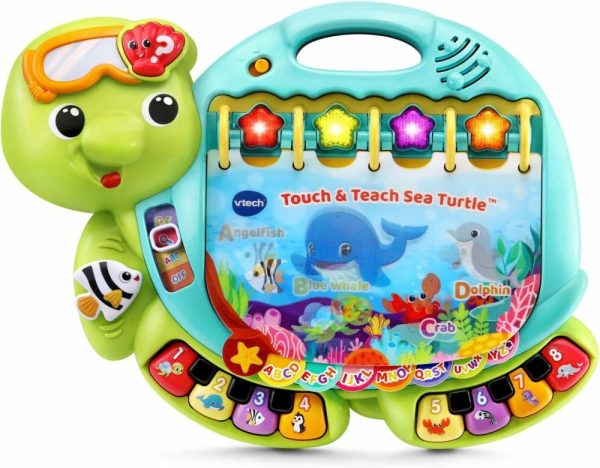 Brinquedos Musicais |   Livro Interativo de Aprendizado Toca e Ensina Tartaruga Marinha Verde Brinquedos Musicais Brinquedos Musicais