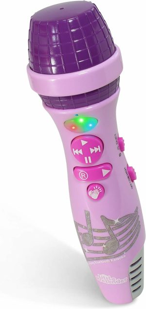 Brinquedos Musicais |   Microfone Alterador de Voz para Crianças – Brinquedos de Karaokê com 15 Canções Infantis Pré-Instaladas para Bebês e Crianças de 3 a 5 Anos – Microfones Bluetooth para Cantar – Presentes para Crianças de 3 a 9+ Anos Brinquedos Musicais Brinquedos Musicais