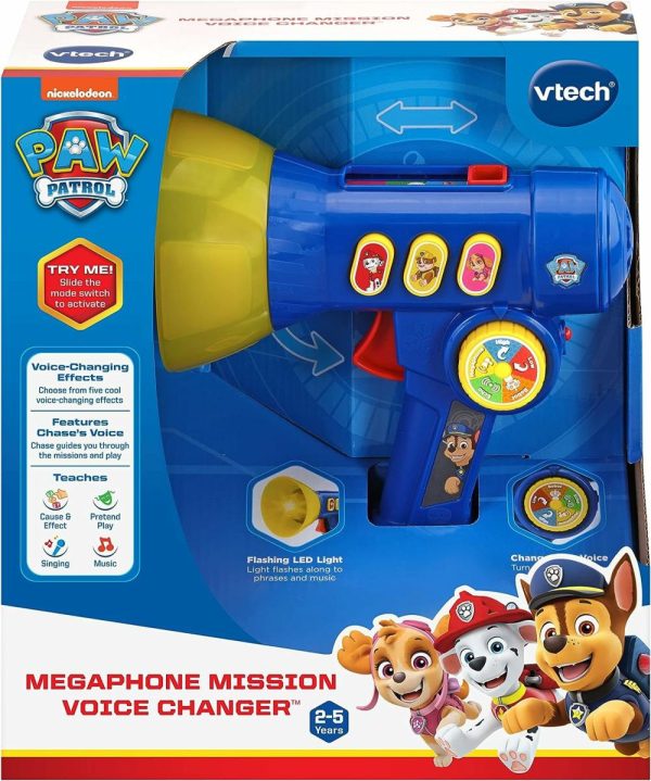 Brinquedos Musicais |   Patrulha Canina Megafone Missão Com Mudador de Voz Azul 2 a 5 Anos Brinquedos Musicais Brinquedos Musicais