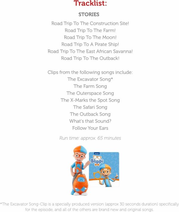 Brinquedos Musicais |   Personagem de Áudio Blippi da Moonbug Brinquedos Musicais Brinquedos Musicais