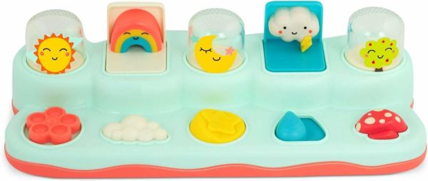 Brinquedos Musicais |   Pop-Up Buddies – Brincadeira de Causa e Efeito – Brinquedos Educativos para Bebês – Brinquedo Interativo com Sol, Arco-Íris e Estrela – A partir de 18 Meses + Brinquedos Musicais Brinquedos Musicais