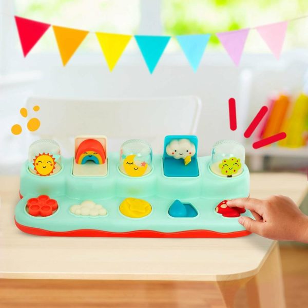 Brinquedos Musicais |   Pop-Up Buddies – Brincadeira de Causa e Efeito – Brinquedos Educativos para Bebês – Brinquedo Interativo com Sol, Arco-Íris e Estrela – A partir de 18 Meses + Brinquedos Musicais Brinquedos Musicais