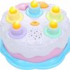 Brinquedos Musicais |   Primeiro Bolo de Aniversário Brinquedo – Brinquedos de Bolo Musical com Canto, Contagem e Velas para Soprar para Meninos e Meninas a Partir de 18 Meses – Presente de Aniversário e Natal Brinquedos Musicais Brinquedos Musicais