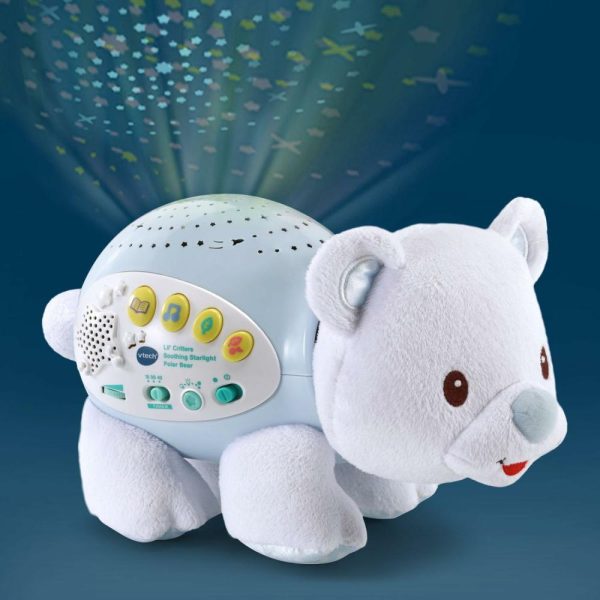 Brinquedos Musicais |   Projetor de Berçário Urso Polar Lil’ Critters com Luz Estrelada Calmante Brinquedos Musicais Brinquedos Musicais