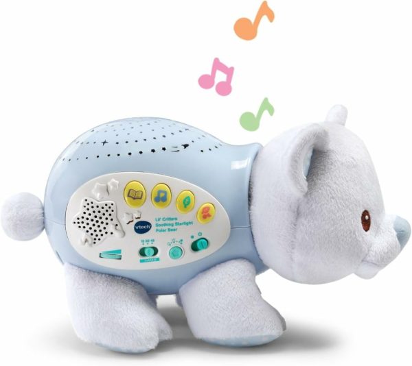 Brinquedos Musicais |   Projetor de Berçário Urso Polar Lil’ Critters com Luz Estrelada Calmante Brinquedos Musicais Brinquedos Musicais