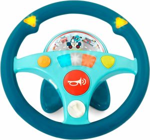 Brinquedos Musicais |   Roda de Direção Musical Woofer – Volante de Brincadeira – Roda de Direção Musical – Sons e Luzes Musicais – Volante para Bebês e Crianças – A partir de 2 Anos + Brinquedos Musicais Brinquedos Musicais