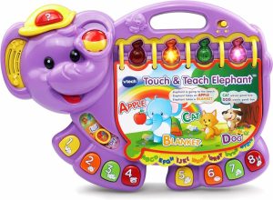 Brinquedos Musicais |   Toque e Ensine Elefante Roxo Brinquedos Musicais Brinquedos Musicais