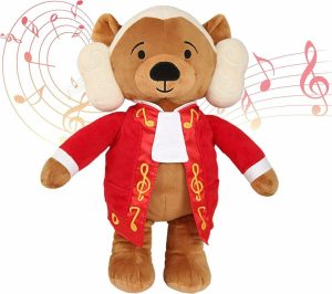 Brinquedos Musicais |   Urso Virtuoso Amadeus Mozart – 40 Minutos de Música Clássica para Bebês – Brinquedo Educativo para Bebês, Crianças e Adultos Brinquedos Musicais Brinquedos Musicais