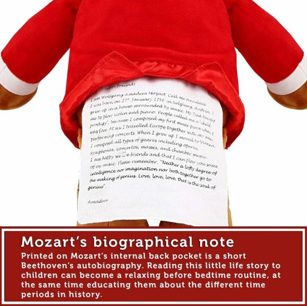 Brinquedos Musicais |   Urso Virtuoso Amadeus Mozart – 40 Minutos de Música Clássica para Bebês – Brinquedo Educativo para Bebês, Crianças e Adultos Brinquedos Musicais Brinquedos Musicais