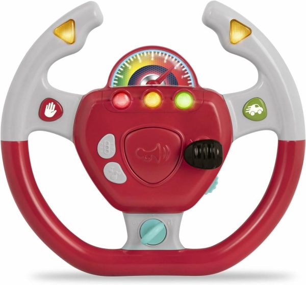 Brinquedos Musicais |   Volante Interativo – Brinquedo Portátil para Carro – Jogos e Canções para Crianças – Viagem de Carro para Bebês – 2 Anos + – Projetado para Direcionar Brinquedos Musicais Brinquedos Musicais