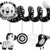 Brinquedos para Cadeira de Carro e Carrinho de Bebê |   Brinquedo de Carrinho de Bebê – Chocalho Espiral Preto e Branco, Brinquedo de Atividades Suspenso para Bebês Meninos e Meninas – Leão Brinquedos para Cadeira de Carro e Carrinho de Bebê Brinquedos para Cadeira de Carro e Carrinho de Bebê