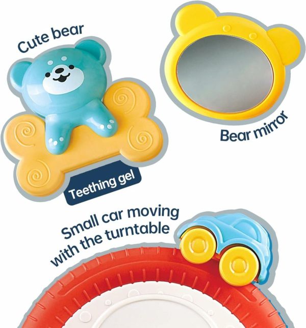 Brinquedos para Cadeira de Carro e Carrinho de Bebê |   Brinquedos de Carro para Bebês com Volante Central para Brincar e Chutar (Carro) Brinquedos para Cadeira de Carro e Carrinho de Bebê Brinquedos para Cadeira de Carro e Carrinho de Bebê