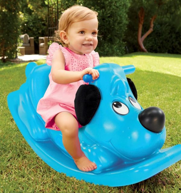 Brinquedos para Cadeira de Carro e Carrinho de Bebê |   Cachorrinho Rock – Azul Pequeno Brinquedos para Cadeira de Carro e Carrinho de Bebê Azul