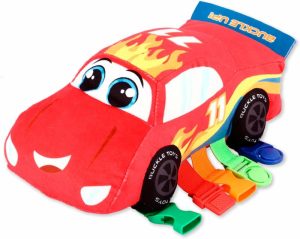 Brinquedos para Cadeira de Carro e Carrinho de Bebê |   Carrinho de Corrida com Bolinhas – Desenvolve Habilidades Motoras Finas – Brinquedos de Atividade Sensorial – Essencial para Viagem com Crianças Brinquedos para Cadeira de Carro e Carrinho de Bebê Brinquedos para Cadeira de Carro e Carrinho de Bebê