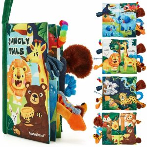 Brinquedos para Cadeira de Carro e Carrinho de Bebê |   Livros para Bebês de 0 a 6 Meses, Brinquedos Sensoriais de Alto Contraste para Bebês, Brinquedos para Tummy Time de 6 a 12 Meses, Livro de Toque e Sensação, Presente de Natal, Enchimento de Meias para Meninos e Meninas de 0 a 3 Meses, Brinquedo de Aprendizado Precoce para Carrinho. Brinquedos para Cadeira de Carro e Carrinho de Bebê Brinquedos para Cadeira de Carro e Carrinho de Bebê