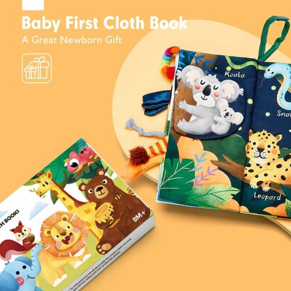 Brinquedos para Cadeira de Carro e Carrinho de Bebê |   Livros para Bebês de 0 a 6 Meses, Brinquedos Sensoriais de Alto Contraste para Bebês, Brinquedos para Tummy Time de 6 a 12 Meses, Livro de Toque e Sensação, Presente de Natal, Enchimento de Meias para Meninos e Meninas de 0 a 3 Meses, Brinquedo de Aprendizado Precoce para Carrinho. Brinquedos para Cadeira de Carro e Carrinho de Bebê Brinquedos para Cadeira de Carro e Carrinho de Bebê