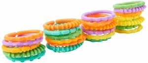 Brinquedos para Cadeira de Carro e Carrinho de Bebê |   Muitos Brinquedos de Anéis de Links para Carrinho ou Cadeira de Transporte – Livre de BPA – Idade: 0 Meses ou Mais – Multicolorido – Pacote com 24 Unidades Brinquedos para Cadeira de Carro e Carrinho de Bebê Brinquedos para Cadeira de Carro e Carrinho de Bebê