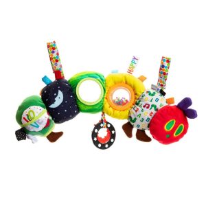 Brinquedos para Cadeira de Carro e Carrinho de Bebê |   Mundo de Eric Carle – Brinquedo de Atividade da Muito Faminta Lagarta Brinquedos para Cadeira de Carro e Carrinho de Bebê Brinquedos para Cadeira de Carro e Carrinho de Bebê