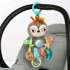 Brinquedos para Cadeira de Carro e Carrinho de Bebê |   Pelúcia de Preguiça Brincalhona – Brinquedo para Bebê com Alça, Livre de BPA, para Carrinho – Idade: Recém-nascido+ Brinquedos para Cadeira de Carro e Carrinho de Bebê Brinquedos para Cadeira de Carro e Carrinho de Bebê