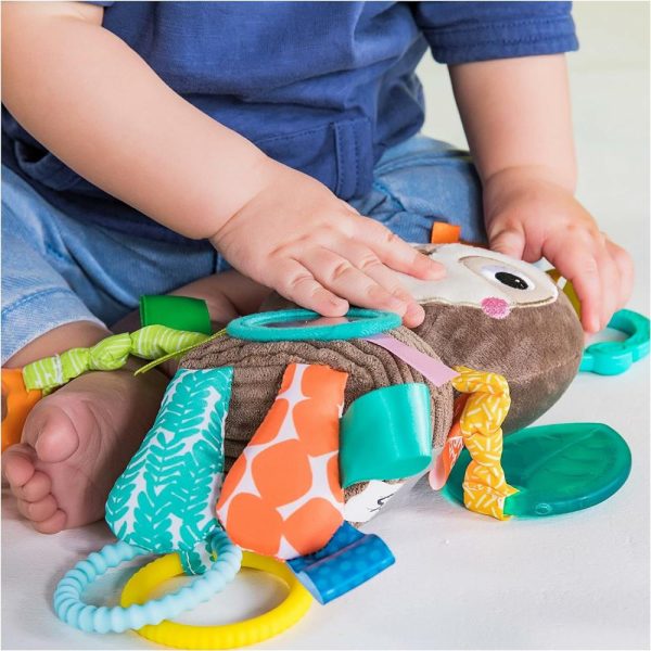 Brinquedos para Cadeira de Carro e Carrinho de Bebê |   Pelúcia de Preguiça Brincalhona – Brinquedo para Bebê com Alça, Livre de BPA, para Carrinho – Idade: Recém-nascido+ Brinquedos para Cadeira de Carro e Carrinho de Bebê Brinquedos para Cadeira de Carro e Carrinho de Bebê