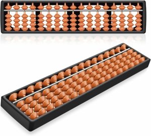 Ábacos |   Soroban Abacus para Adultos e Crianças – Soroban Japonês de Plástico de 11 Polegadas com 5 Contas e 17 Varas para Aprendizado e Treinamento em Matemática – Ferramenta de Cálculo Matemático Portátil para Iniciantes e Profissionais Ábacos Ábacos