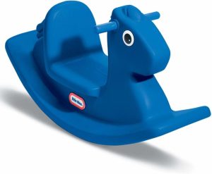 Cavalos de balanço e animais |   Cavalo de Balanço Azul 33,00 L x 10,00 W x 17,50 H Polegadas Cavalos de balanço e animais Azul