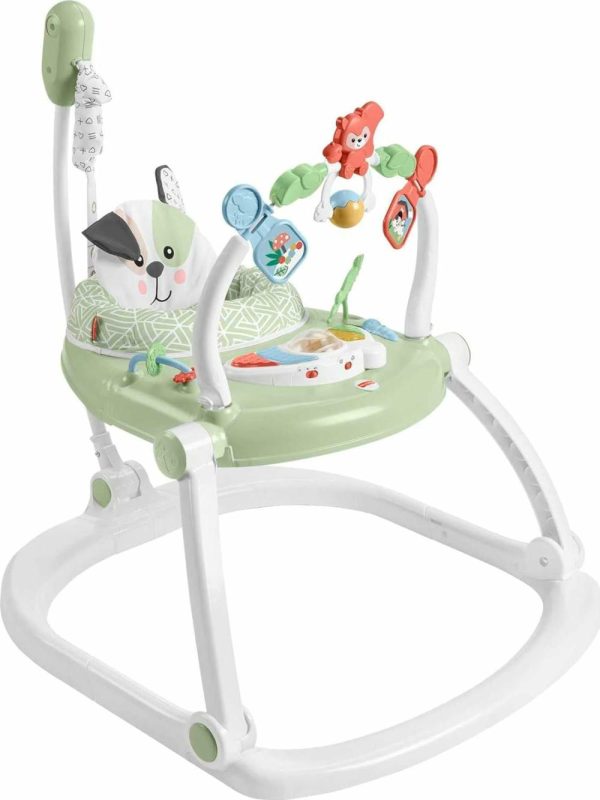 Centros de Atividades |   Centro de Atividades Jumperoo Baby Bouncer Spacesaver com Luzes, Sons e Estrutura Dobrável – Perfeição do Cachorrinho Centros de Atividades Centros de Atividades