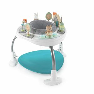 Centros de Atividades |   Centro de Atividades para Bebês 2 em 1 Spring & Sprout – Jumper e Mesa com Brinquedos Infantis – Idade a partir de 6 Meses – Primeira Floresta Centros de Atividades Centros de Atividades