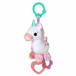 Chocalhos e Anéis de Pelúcia |   Brinquedo de Carrinho ou Transportadora de Pelúcia Unicornio Brilhante e Radiante – Idade: 0 meses+ – Rosa Chocalhos e Anéis de Pelúcia Chocalhos e Anéis de Pelúcia