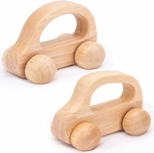 Chocalhos e Anéis de Pelúcia |   Brinquedos de Carros de Madeira para Bebês – 2 Peças de Carros de Madeira para Crianças de 1 a 3 Anos – Brinquedos Montessori para Bebês de 0 a 6-12 Meses – Decoração Neutra para Quarto de Meninos – Brinquedo de Madeira – Carros de Madeira para Crianças. Chocalhos e Anéis de Pelúcia Chocalhos e Anéis de Pelúcia