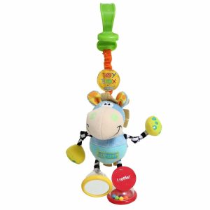 Chocalhos e Anéis de Pelúcia |   Dingly Dangly Clip Clop – Brinquedo Musical de Chocalho para Bebês a Partir de 0 Meses com Clip para Carrinho, Charme para Cadeirinha e Pendurador para Berço – Diversão Desenvolvimental Envolvente para Recém-Nascidos – Brinquedos Pendentes para Bebês Chocalhos e Anéis de Pelúcia Chocalhos e Anéis de Pelúcia