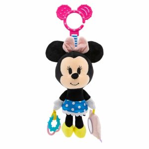 Chupetas |   Brinquedo de Atividade Baby Minnie Mouse On The Go com Anéis de Mordida, Sons de Amassar, Espelho e Chocalho para Bebês e Lactentes Chupetas Chupetas