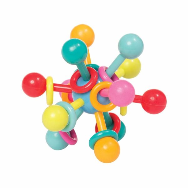 Chupetas |   Brinquedo de Atividade para Bebês Atom Rattle & Teether Chupetas Chupetas