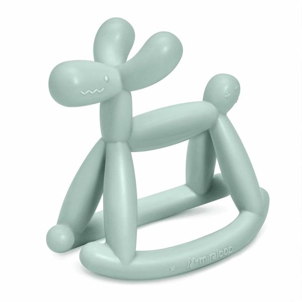 Chupetas |   Brinquedo de Dentição para Bebê 0-6 12 18 Meses – Jellydog Chocalho de Silicone de Grau Alimentar que Não Cai – Mordedor Balancinho que Previne Engasgamento e é Inodoro – Menos Aderência de Poeira e Pelos – Presente para Bebê – Verde Menta Chupetas Chupetas