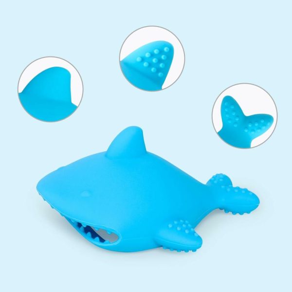 Chupetas |   Brinquedo de Dentição para Bebês – Luva de Dentição para Bebês de 0 a 6 Meses – Chupeta de Silicone para Bebês – Brinquedo de Mastigar – Chupeta para Alívio da Dentição – Luva de Dentição de Silicone para Bebês (Amarelo e Azul) Chupetas Chupetas