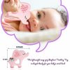 Chupetas |   Brinquedo de Mordedor Elefante Rosa Suave para Bebês 0-6/6-12 Meses – Brinquedo de Silicone para Dentição – Presente para Meninas – Massageador de Gengivas – Itens para Alívio da Ansiedade Chupetas Chupetas