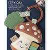 Chupetas |   Brinquedo Infantil e Mordedor – Brinquedo de Dentição Itzy Pal Inclui Pelúcia, Som de Amassar, Fitas Texturizadas e Mordedor de Silicone para Recém-Nascidos (Cogumelo) Chupetas Chupetas