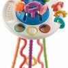 Chupetas |   Brinquedo Montessori para Bebês de 6 a 18 Meses | Brinquedo Sensorial de Silicone para Bebês de 6 a 12 Meses | Brinquedo de Mordida com Corda – Presente Educativo e de Viagem para Meninos e Meninas a Partir de 1 Ano, Bebês e Crianças Pequenas Chupetas Chupetas