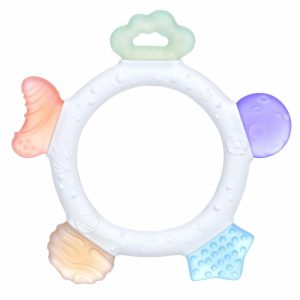 Chupetas |   Brinquedos de Anel de Dentição para Bebês – Mordedores de Silicone Frozen para Bebês de 0 a 12 Meses – Design Sensorial Macio em Forma de Doce – Mordedores Sensoriais para Gengivas – Brinquedos para Bebês – Presente para Meninos e Meninas Chupetas Anel de Dentição Colorido