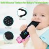 Chupetas |   Brinquedos de Dentição para Bebês 0-6 Meses 6-12 Meses – Brinquedo de Dentição Controle Remoto para Bebês – Chupeta de Celular para Bebês – Brinquedo de Mastigar para Bebê – Brinquedos de Dentição de Silicone Sensoriais para Bebês – Preto Chupetas Chupetas