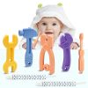 Chupetas |   Brinquedos de Dentição para Bebês, Brinquedos de Dentição para 0-6 Meses, Brinquedos de Silicone Livre de BPA, Mordedores para Bebês, Brinquedos de Mastigar, Brinquedos de Dentição para Bebês em Forma de Martelo Macio, Chave de Fenda e Tesoura – Presente Ideal. Chupetas Chupetas