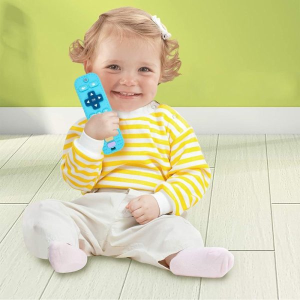 Chupetas |   Brinquedos de Dentição para Bebês – Pacote com 2 Brinquedos de Dentição para Bebês de 6 a 12 Meses e 0 a 6 Meses – Brinquedos para Bebês de 6 a 12 Meses – Brinquedos de Dentição com Controle Remoto – Mordedor para Bebês Recém-Nascidos – Brinquedos Infantis para Meninos e Meninas (Cinza + Azul) Chupetas Chupetas