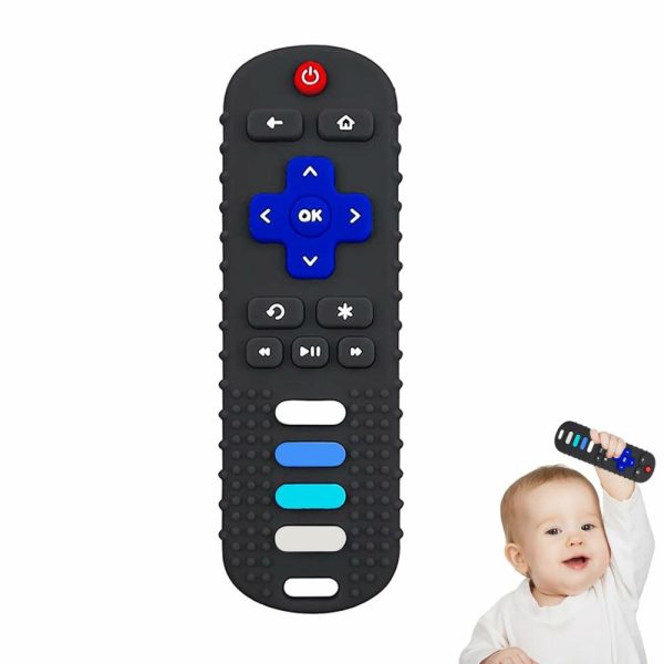 Chupetas |   Brinquedos de Silicone para Dentição de Bebês – Controle Remoto para Crianças de 6 a 18 Meses – Brinquedo de Dentição em Forma de Controle Remoto – Brinquedos de Dentição em Forma de Controle de TV – Livre de BPA e Seguro para Refrigerador Chupetas Chupetas