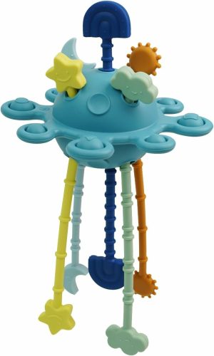 Chupetas |   Brinquedos Montessori para Bebês de 6-12-18 Meses, Brinquedos de Silicone com Corda para Puxar, Brinquedos Educativos e de Aprendizagem para Crianças de 1-3 Anos, Brinquedos Sensoriais para Meninos e Meninas, Presentes de Aniversário para Bebês/Crianças Pequenas Chupetas Chupetas