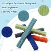Chupetas |   Brinquedos Sensoriais para Crianças Autistas – Pacote com 5 Tubos de Silicone para Mastigar, Bastões de Mordida para Autismo, TDAH, SPD – Chewies para Necessidades Especiais – Ferramenta Oral Motora para Crianças Sensoriais Mastigadoras (Colorido B) Chupetas Chupetas