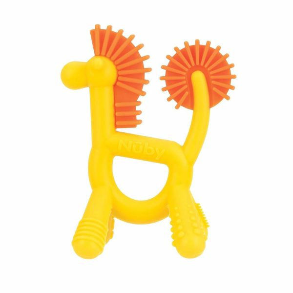 Chupetas |   Chocalho de Silicone Geo Zoos – Brinquedo de Dentição de Girafa para Bebês a Partir de 3 Meses – Alivia e Massageia Gengivas Sensíveis Chupetas Amarelo / Laranja